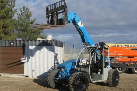 2014 Genie GTH-5519 5,500LB Telescopic Reach Forklift 5K Telehandler 4×4 Operation