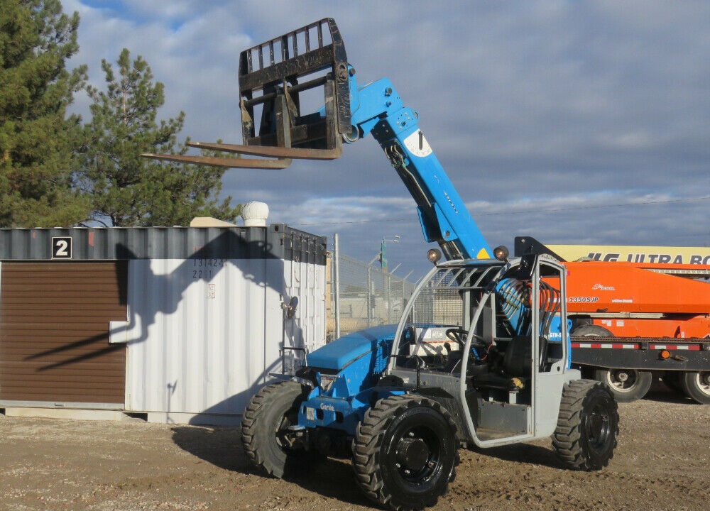 2014 Genie GTH-5519 5,500LB Telescopic Reach Forklift 5K Telehandler 4×4 Operation