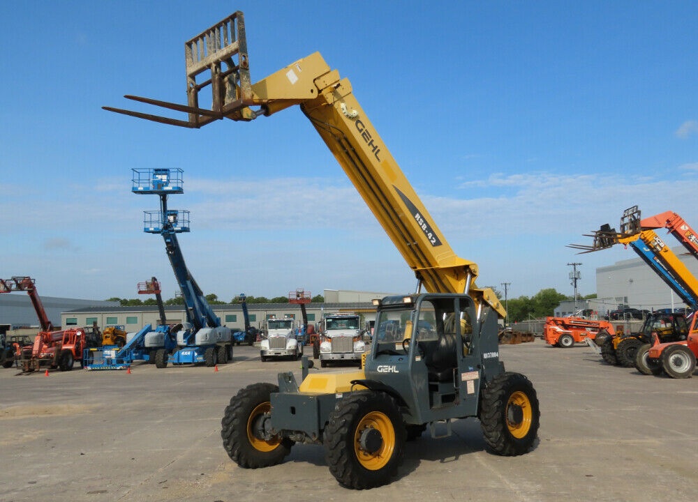 2014 Gehl RS8-42 42′ 8,000LB Telescopic Reach Forklift Telehandler 4×4 Operation