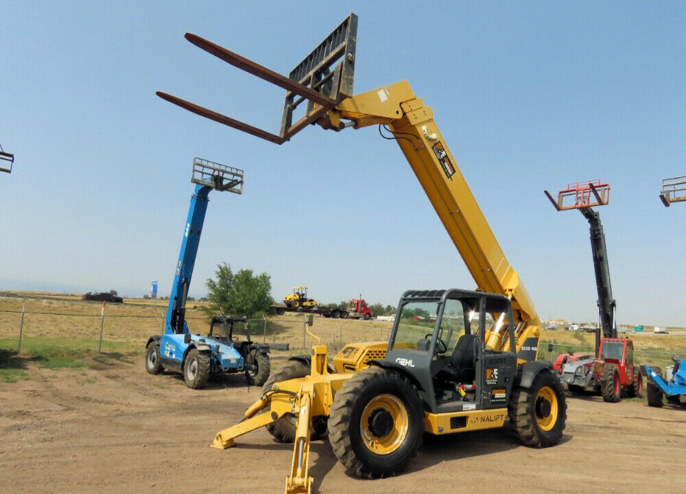 2013 Gehl DL12-40H 40′ 12,000LB Telescopic Reach Forklift Telehandler 4×4 Operation