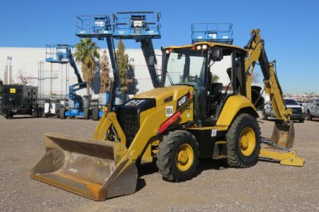 2016 Caterpillar 416F2 Backhoe Wheel Loader Tractor E-stick Diesel Hydraulic Outriggers with Street Pads