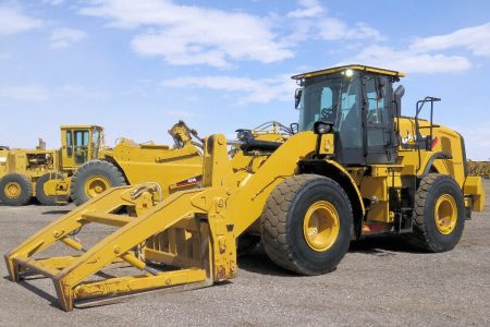 2017 Caterpillar 950M Articulated Wheel Loader Tractor Diesel Cab A/C Tilt Steering Column