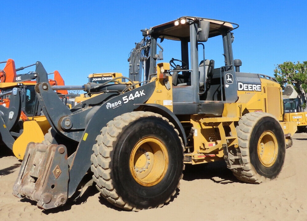 2013 John Deere 544K 4X4 Wheel Loader Hydraulic Q/C Tractor Digital Screen