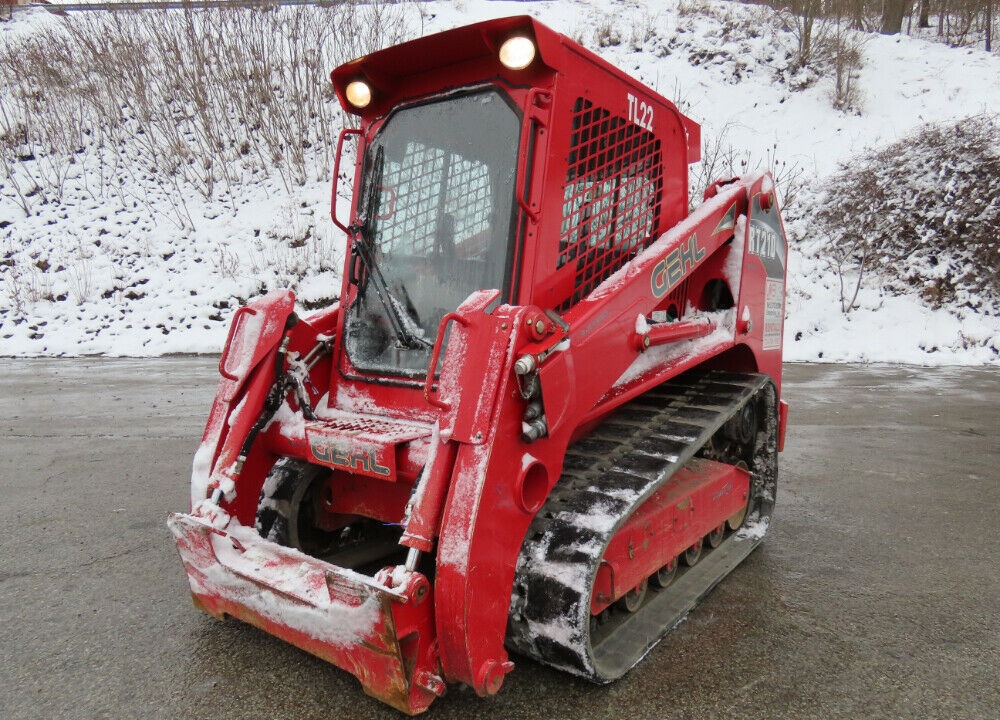 2014 Gehl RT210 Gen-2 Skid Steer Track Loader High Flow Aux Hyd Cab Heat Power-A-Tach