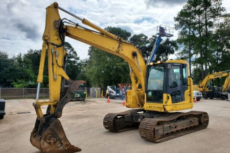 2015 Komatsu PC138USLC-10 Excavator Hydraulic Thumb Aux Hyd A/C Air Conditioning and Heater