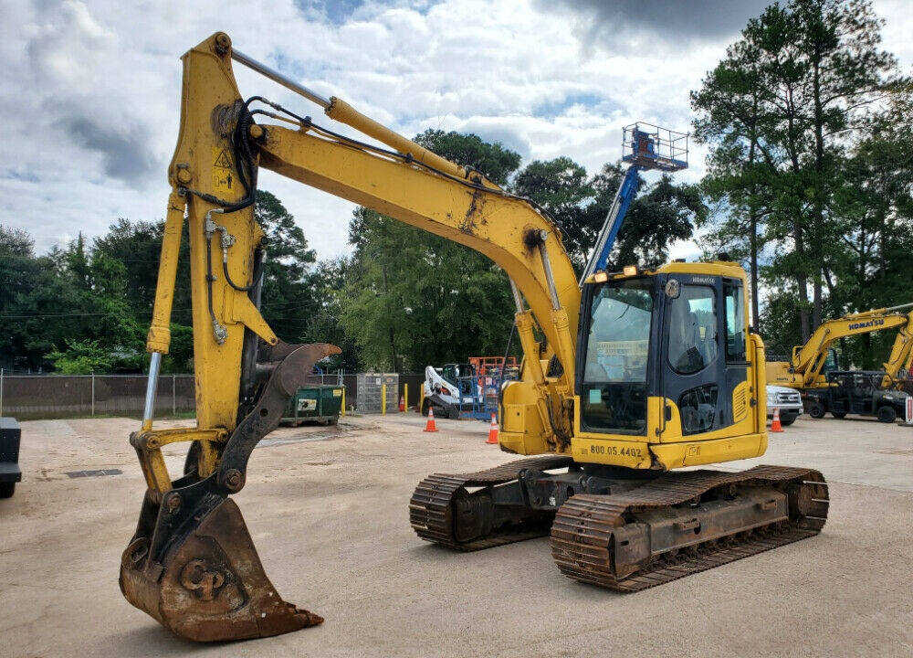 2015 Komatsu PC138USLC-10 Excavator Hydraulic Thumb Aux Hyd A/C Air Conditioning and Heater