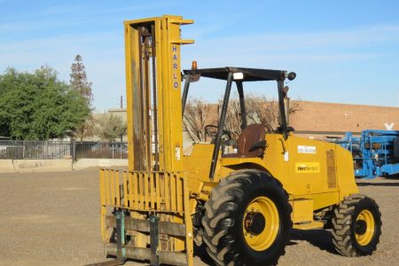 2012 Harlo HP8500 4WD 22-85 8,500 lb Rough Terrain Forklift Lift Truck Hydraulic Fork Tilt