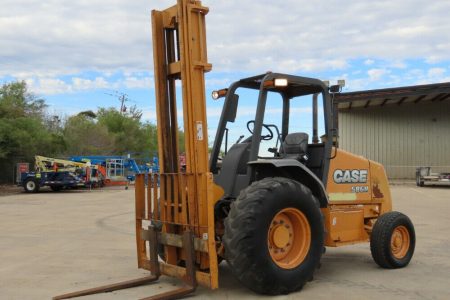 2012 Case 586H 6,000 Lbs Rough Terrain Forklift Lift Truck Hydraulic Fork Tilt