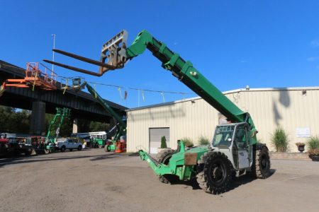 2011 Genie GTH-1056 56′ 10,000 lbs Telescopic Reach Forklift Cab Diesel 4×4 Operation