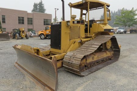 Caterpillar D5M LGP Crawler Dozer Tractor 6-Way Blade Hyd Ripper CAT Hydraulic Ripper (3-Shank)