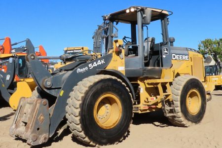 2013 John Deere 544K 4X4 Wheel Loader Hydraulic Q/C Tractor Keyless Ignition