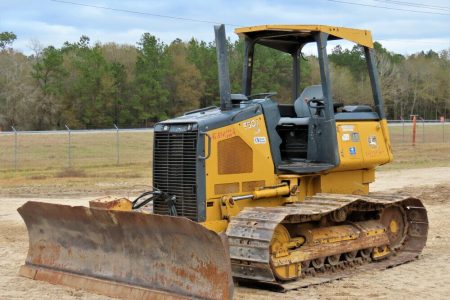 2011 John Deere 550J LT Crawler Dozer Tractor 121″ 6-Way Blade Diesel Pilot Controls