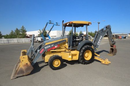 2013 John Deere 310K EP 4WD Backhoe Wheel Loader Tractor 4-In-1 Bucket Backhoe Auxiliary Hydraulics