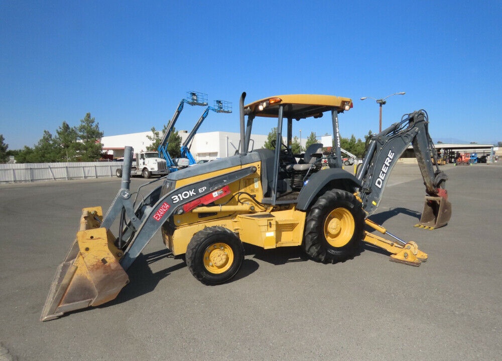 2013 John Deere 310K EP 4WD Backhoe Wheel Loader Tractor 4-In-1 Bucket Backhoe Auxiliary Hydraulics