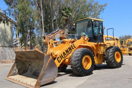 2007 Hyundai HL760XTD-7A Wheel Loader Tractor A/C Cab 115″ Bucket Rough Terrain Tires