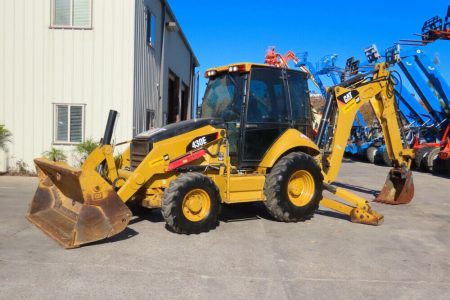 2011 Caterpillar 430E 4WD Backhoe Wheel Loader A/C Cab E-Stick Aux Hyd Extendable Stick