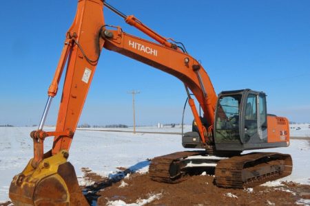 2011 Hitachi ZX200LC-3 Hydraulic Excavator A/C Cab Trackhoe Isuzu 2 Speed Travel