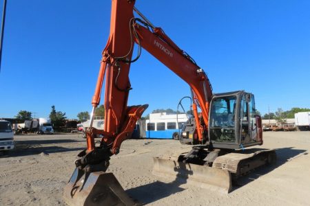 2011 Hitachi ZX135US-3 Excavator Hydraulic Thumb Blade Q/C A/C Cab Aux Hydraulic Thumb