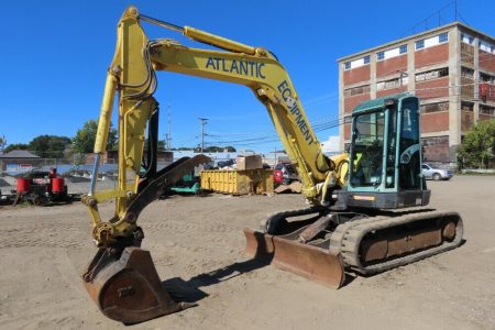 2008 Yanmar SV100 Mini Excavator Rubber Tracks AC Cab Hyd Thumb QC Air Conditioning / Heater