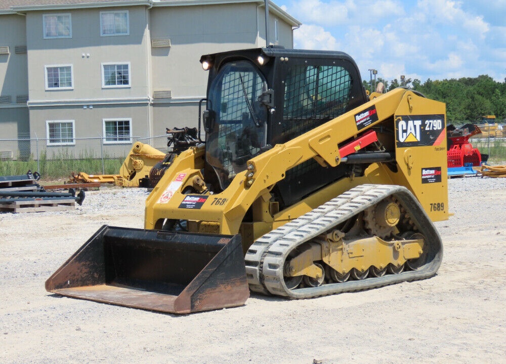 2015 Caterpillar 279D Skid Steer Track Loader Crawler Aux Hyd Cab A/C Selectable Pattern Control