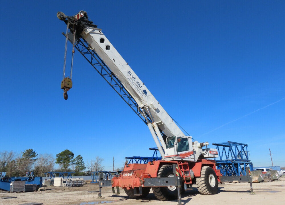 1999 Link-Belt RTC-8050 50-Ton 168′ Rough Terrain Crane Jib Boom 4WD Crane Level Indicator