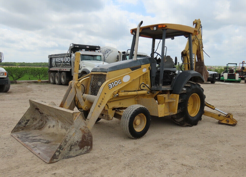 2007 John Deere 310G Backhoe Wheel Loader Tractor Diesel 24” Backhoe 5 Tooth Digging Bucket