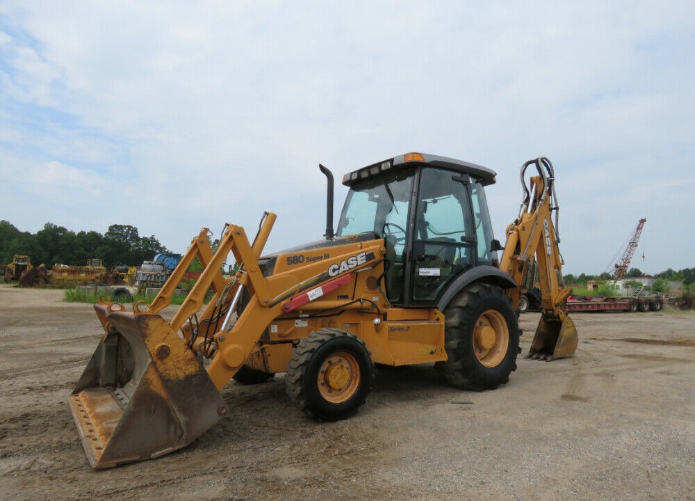 2006 Case 580 Super M Series II Backhoe Wheel Loader 3 Way Bucket Cab Electric Start