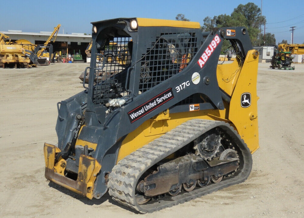 2017 John Deere 317G Skid Steer Track Loader Crawler AUX Hyd Pilot Cntrl Pilot Controls