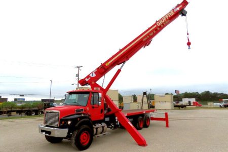 2008 Freightliner M2106 25 Ton Boom Truck 92′ Terex BT-5092 Crane Jib 25 Ton Capacity