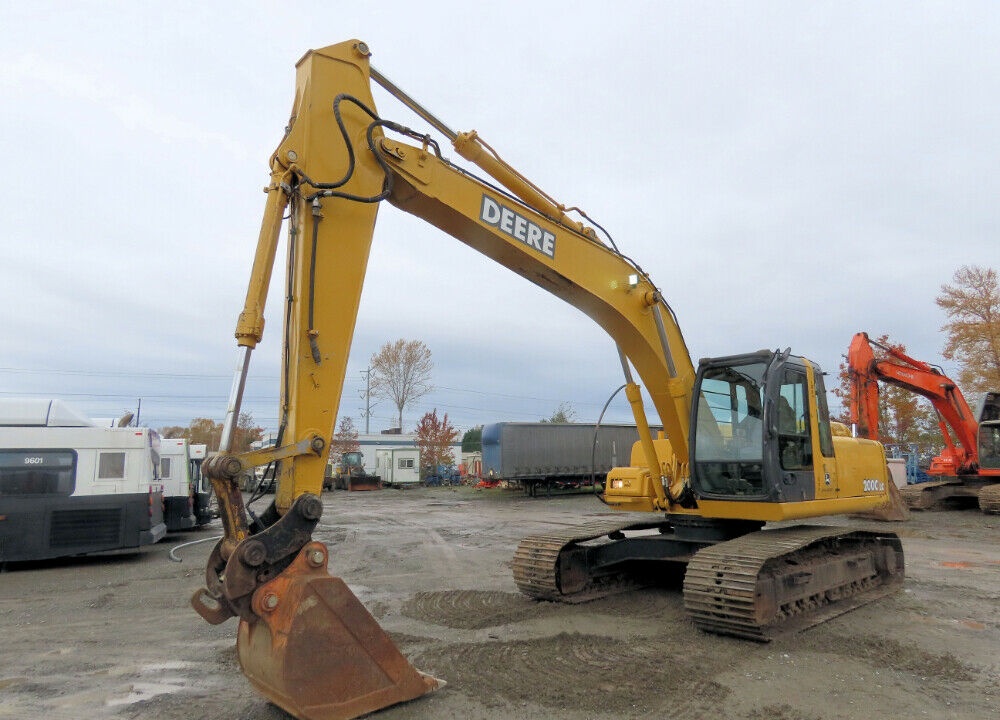 2004 John Deere 200C LC Hydraulic Excavator A/C Cab Hyd Q/C Aux Tractor Air Conditioning / Heater