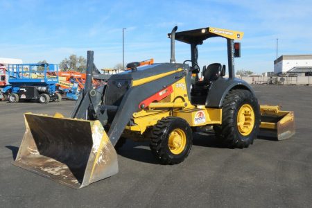 2014 John Deere 210K EP 4WD Skip Loader Box Scraper Ag Tractor Diesel 4×4 Operation