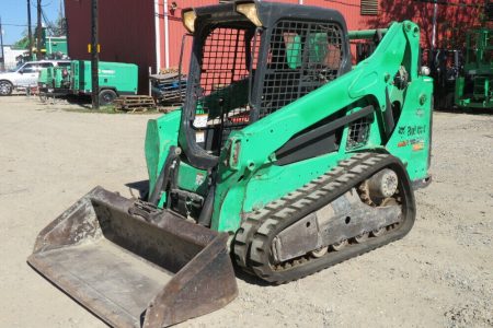 2014 Bobcat T590 Skid Steer Track Loader Crawler Diesel Aux Hydraulics iT4 Compliant Engine