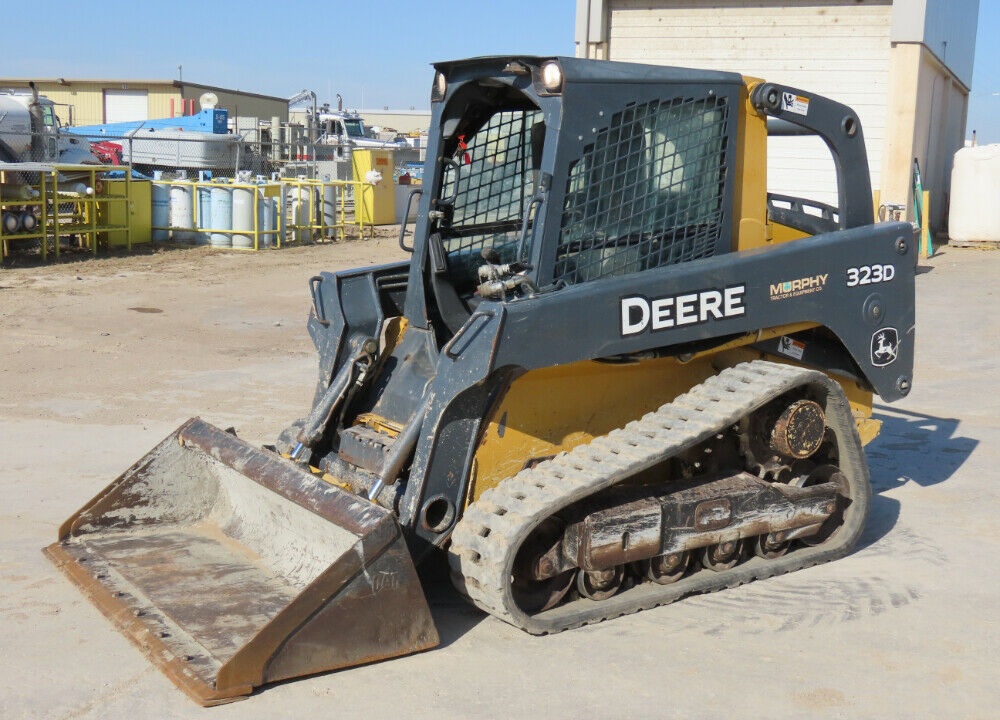 2012 John Deere 323D Crawler Skid Steer Loader Track Diesel Aux Cab Auxiliary Hydraulics