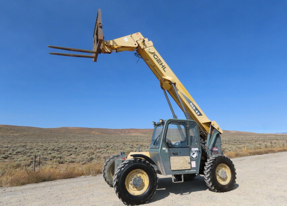 2006 Gehl RS8-42 42′ 8000 lbs Telescopic Reach Forklift Telehandler 4×4 Operation