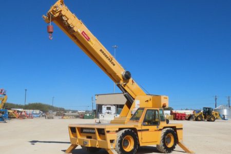 2007 Broderson IC-200-3F 15 Ton Carry Deck Crane 73′ Lift W/ Jib Cummins Crane Level Indicator