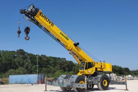 2007 Grove RT700E 60-Ton Rough Terrain Crane Boom Jib Winch RT760E Crane Level Indicator