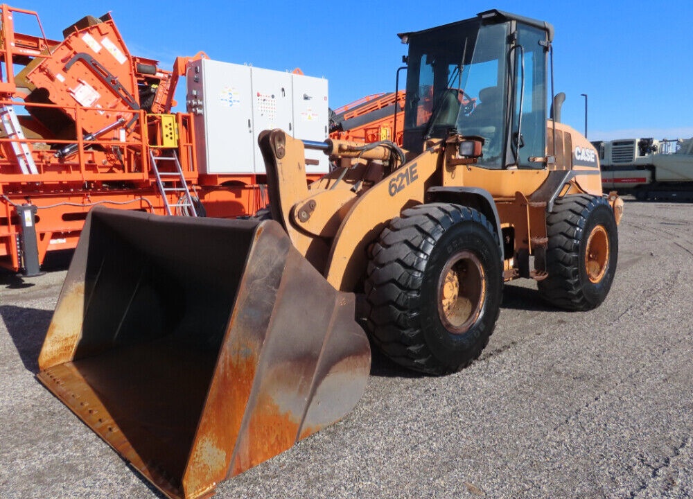 2008 Case 621E Wheel Loader Tractor Cab Heat AC 2.5 Cubic Yard Bucket