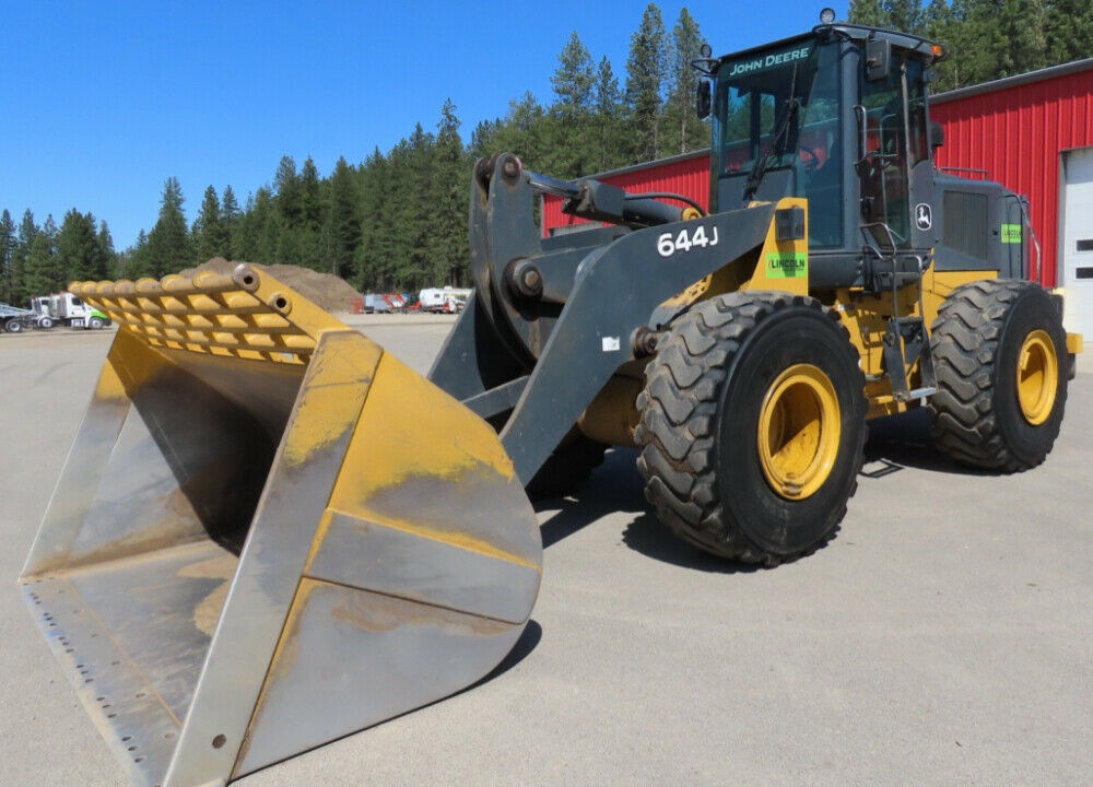 2005 John Deere 644J High Lift Wheel Loader Tractor Cab A/C 6-Yard Bkt Ride Control