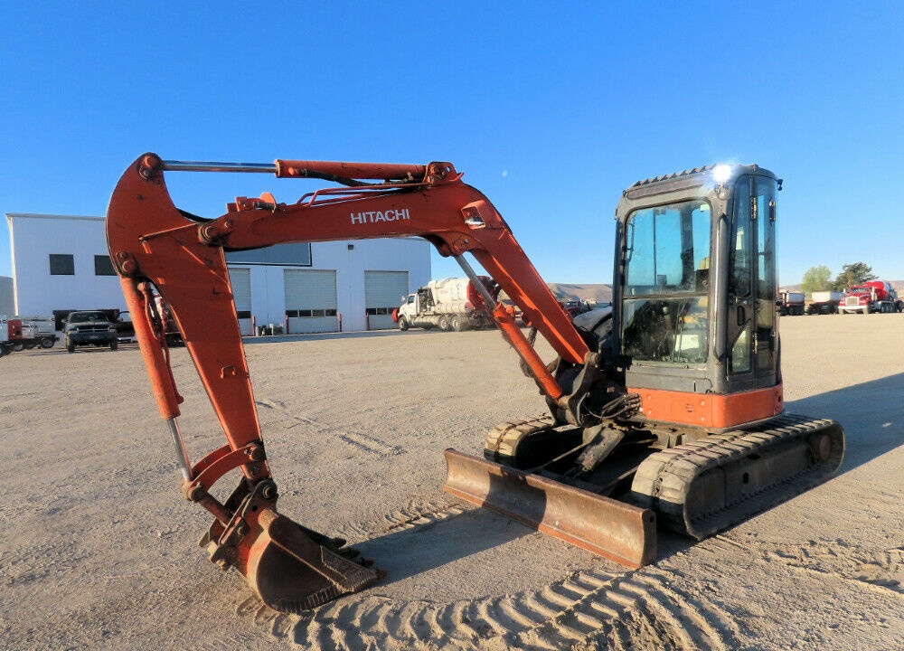 2005 Hitachi ZX50UNA-2 Hydraulic Mini Excavator Cab A/C Aux Hyd Blade Air Conditioning