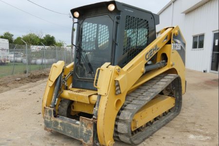 2014 Gehl RT250 Skid Steer Track Loader Crawler Cab A/C Aux Hyd Diesel 2- Speed Drive