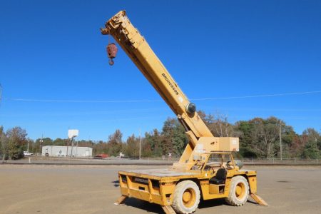 2004 Broderson IC-200-3F 15-Ton Carry Deck Crane 73′ Boom Jib 4.3L All Wheel Steering