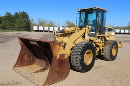 2002 Caterpillar 938G 3-Yard Articulated Wheel Loader Tractor A/C Cab Onboard Loader Scale