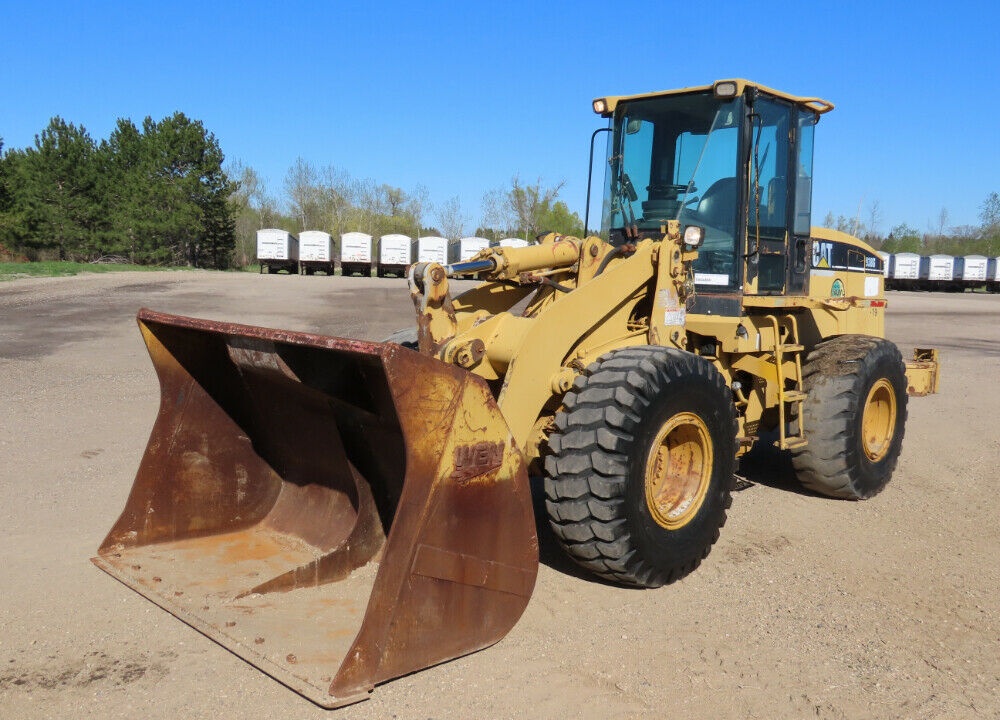 2002 Caterpillar 938G 3-Yard Articulated Wheel Loader Tractor A/C Cab Onboard Loader Scale