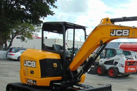 2020 JCB 45Z-1 Mini Excavator 10,000 lb Mid Sized 2 Speed Transmission