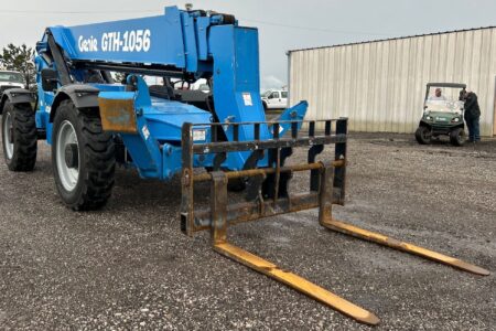 2019 Genie GTH-1056 56′ 10,000 lbs Telescopic Reach Forklift Telehandler