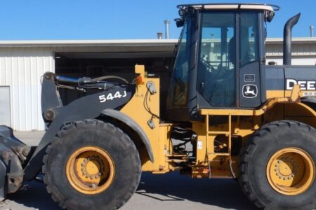 2008 John Deere 544J Wheel Loader Tractor A/C Cab Hydraulic Q/C