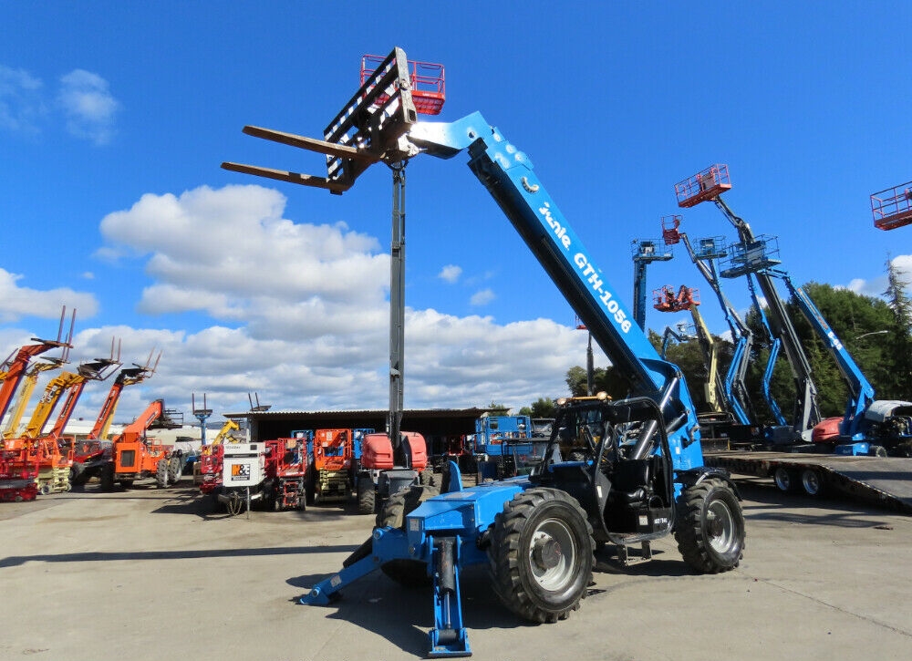 2015 Genie GTH-1056 4×4 56′ 10K Telescopic Reach Forklift Diesel