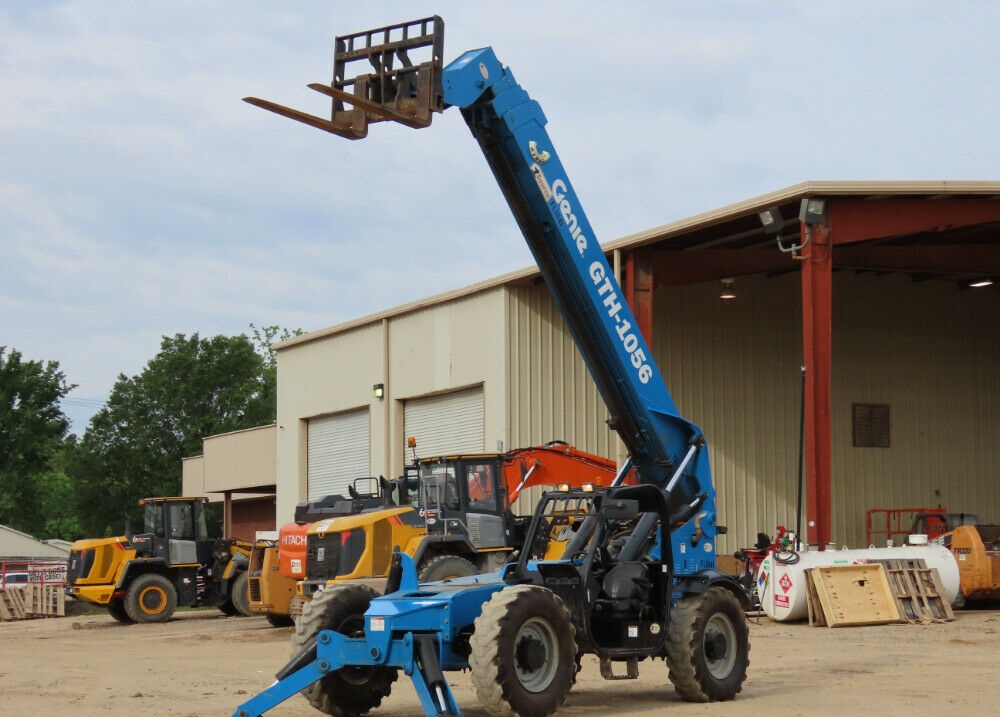 2014 Genie GTH-1056 56′ 10,000 lbs Telescopic Reach Forklift Telehandler