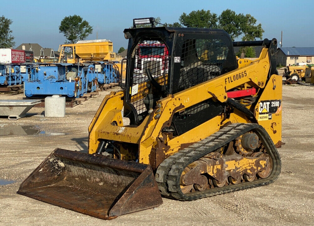 2014 Caterpillar 259D Skid Steer Track Loader Crawler Aux Hyd CAT 5.5” Rubber Tracks