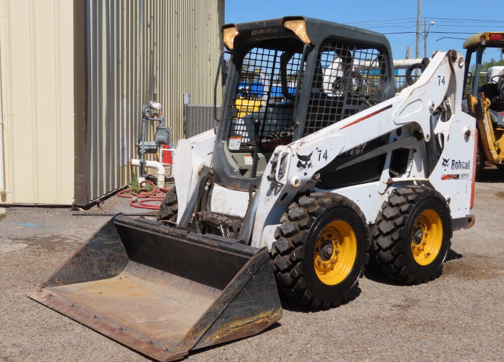 2014 Bobcat S570 Skid Steer Wheel Loader Auxiliary Hydraulics Diesel Universal Quick Coupler